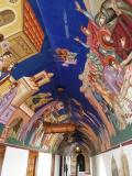Коридоры Кикского монастыря-с символом корабля-нашей жизни