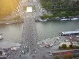 Перевертыш- вид на Мост через Сену с Эйфелевой башни....