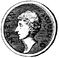 Публий Овидий Назон (43 до н.э. - 18 н.э.) 
Последний крупный поэт "золотой латыни". "Имел он песен дивный дар и голос, шуму вод подобный",- писал о нем А.С.Пушкин