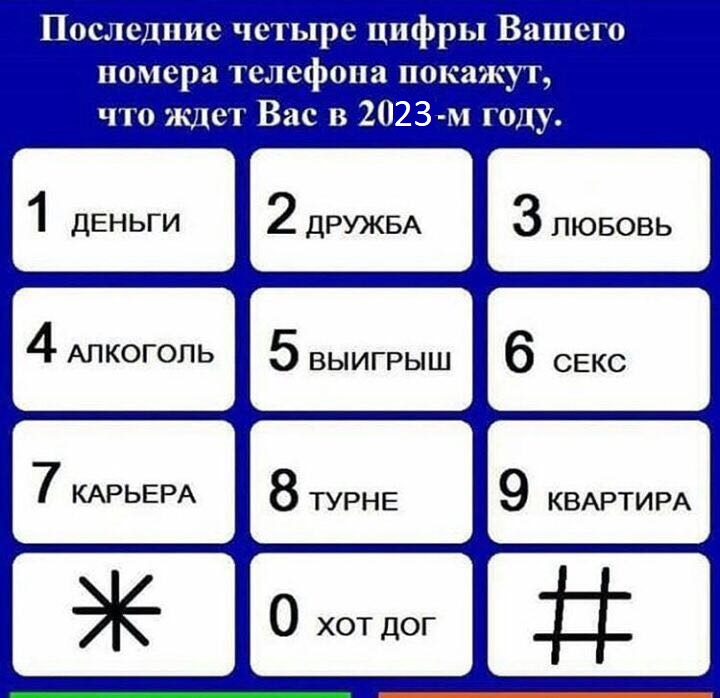 К чему приготовиться?